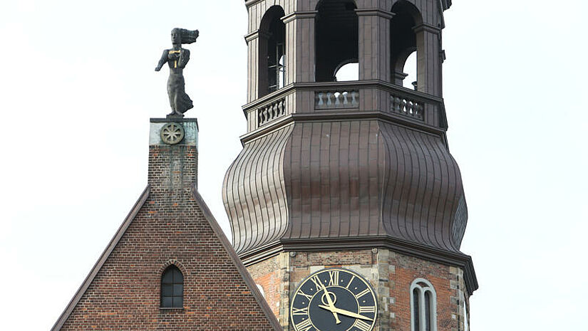 Die Hamburger Hauptkirche St. Katharinen. Die Hamburger Hauptkirche St. Katharinen