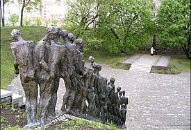 Plastik in Minsk zur Erinnerung an die Ermordung der Juden (Symbolbild)