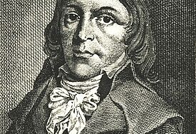 Portrait des Dichters Ludwig Gotthard Kosegarten (unbekannter Künstler). Quelle: Paulae/Wikimedia Commons