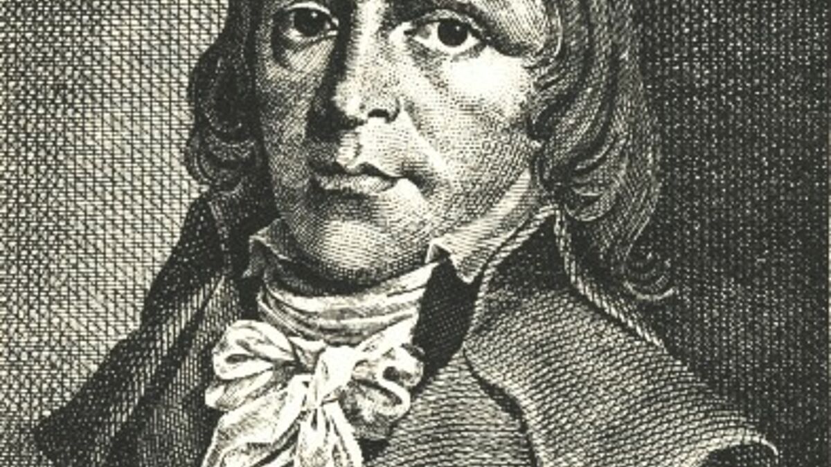 Portrait des Dichters Ludwig Gotthard Kosegarten (unbekannter Künstler)
