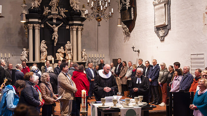 Gottesdienst der Landessynode - Blick in die Kirche