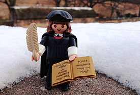 Begehrtes Objekt: Der Playmobil-Luther ist bereits ausverkauft