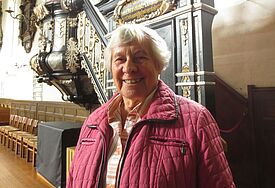 St. Lorenz ist ihr zweites Zuhause - Annemarie Kempfert ist Kirchenwächterin in Travemünde 