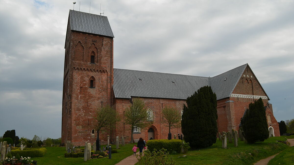 Die St. Johannis-Kirche in Nieblum 