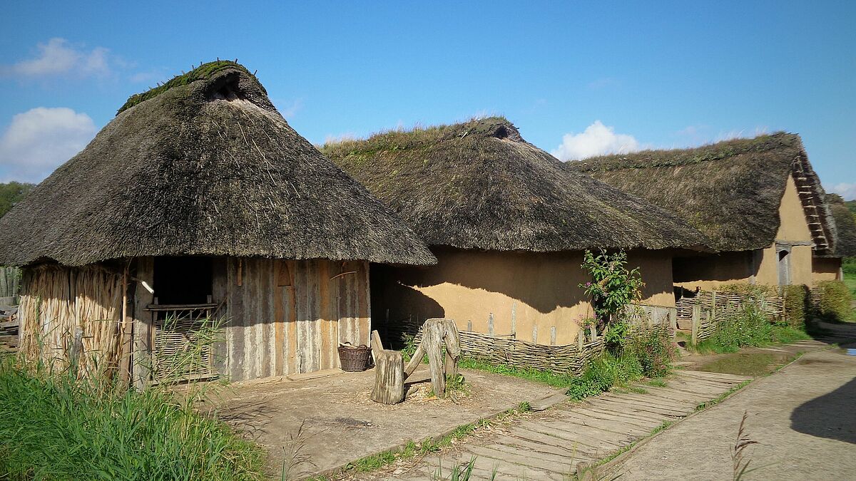 Häuser in Haithabu