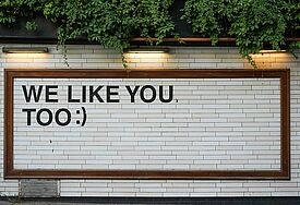 We like you, too :)
