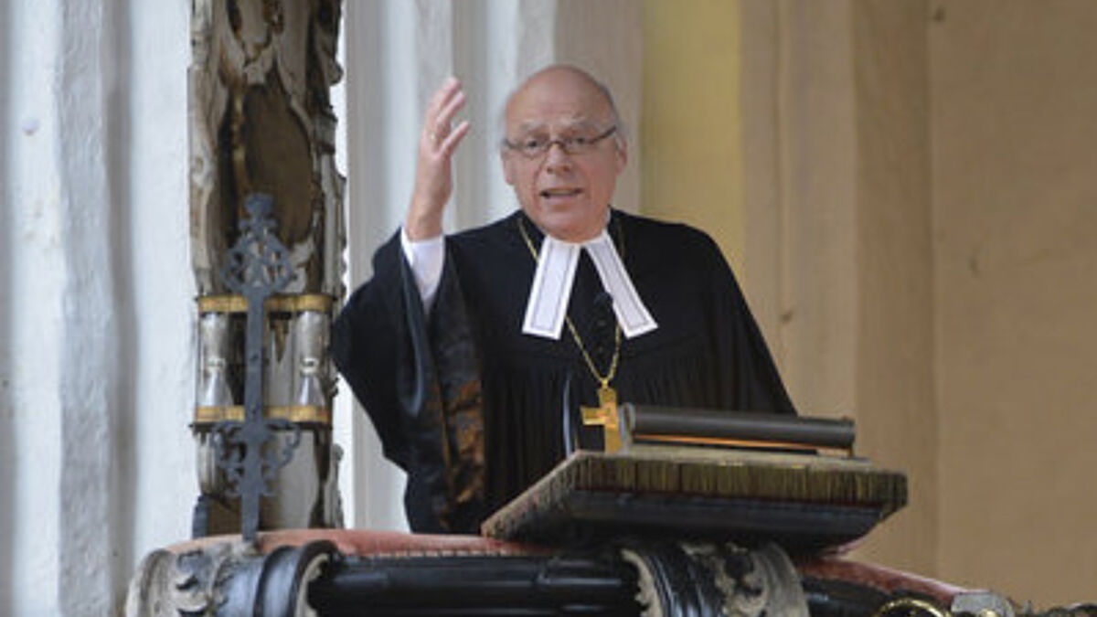 Der Vorsitzende der Vorläufigen Kirchenleitung und Schleswiger Bischof Gerhard Ulrich.