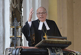 Der Vorsitzende der Vorläufigen Kirchenleitung und Schleswiger Bischof Gerhard Ulrich.