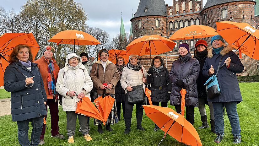 „Wir wollen MUTmacherinnen sein“, sagt das Team des Ev. Frauenwerks Lübeck-Lauenburg. 