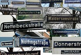 Koloniale Straßennamen in Hamburg. Kollage: HM Jokinen / Kunsthaus Hamburg