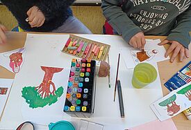Bilder der Grundschüler