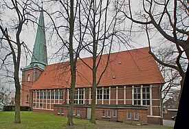 Die evangelische St. Johannis-Kirche in Hamburg-Eppendorf    