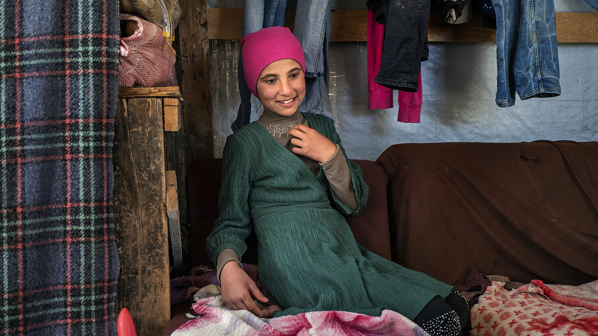 Die 11 Jahre alte Amal hat den Krieg in Syrien überlebt.