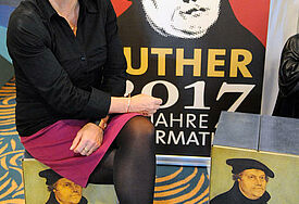 Die Botschafterin der EKD für das Reformationsjubiläum 2017, Pfarrerin Margot Käßmann