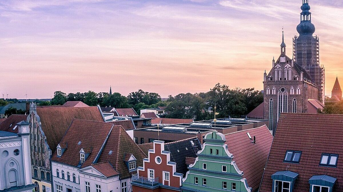 Greifswald mit dem Dom St. Nikolai
