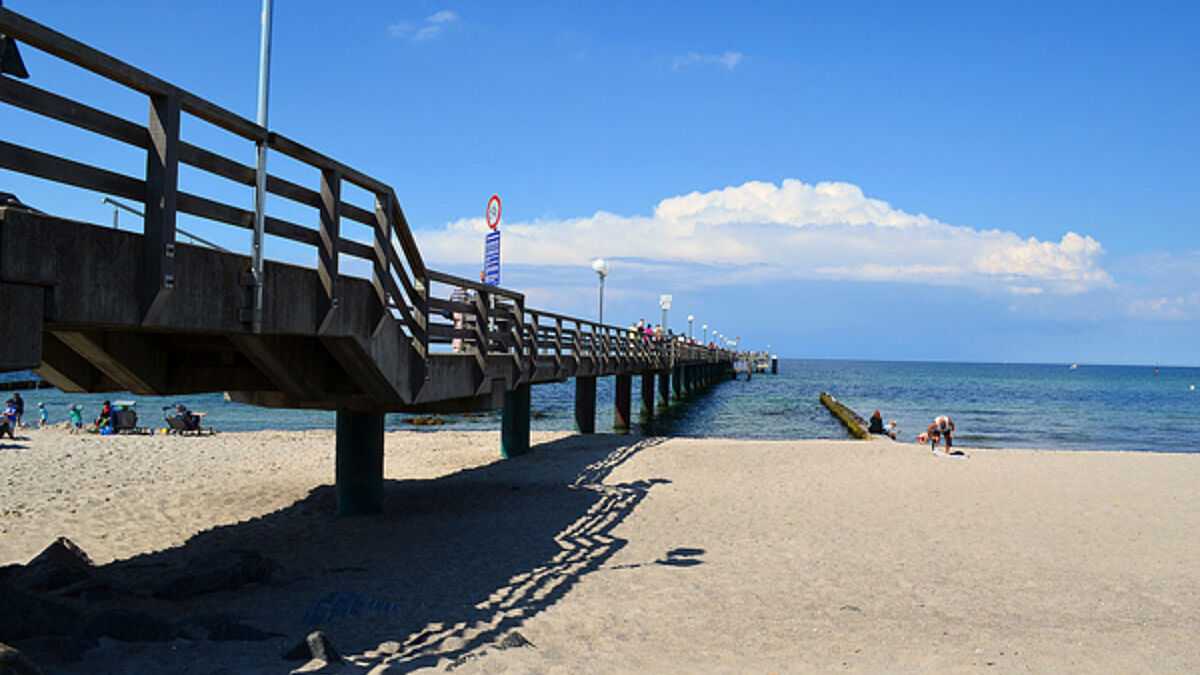 Kühlungsborn, an der Seebrücke entlang