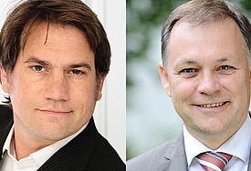 Pastor Dr. Tobias Woydak und Landespastor Dirk Ahrens