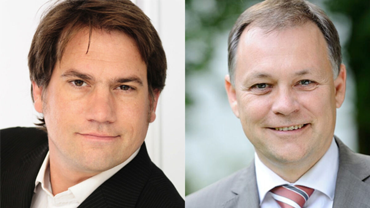 V.l.n.r.: Pastor Dr. Tobias Woydak und der Hamburger Landespastor Dirk Ahrens