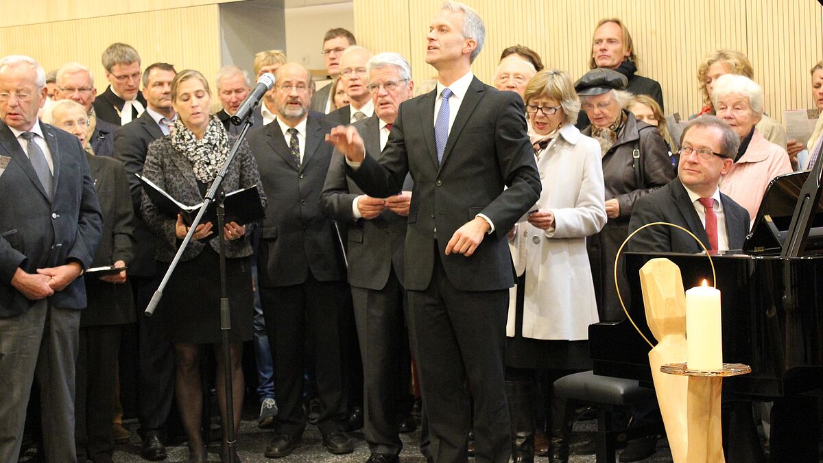 Kantorei unter Leitung von Prof. Markus Johannes Langer