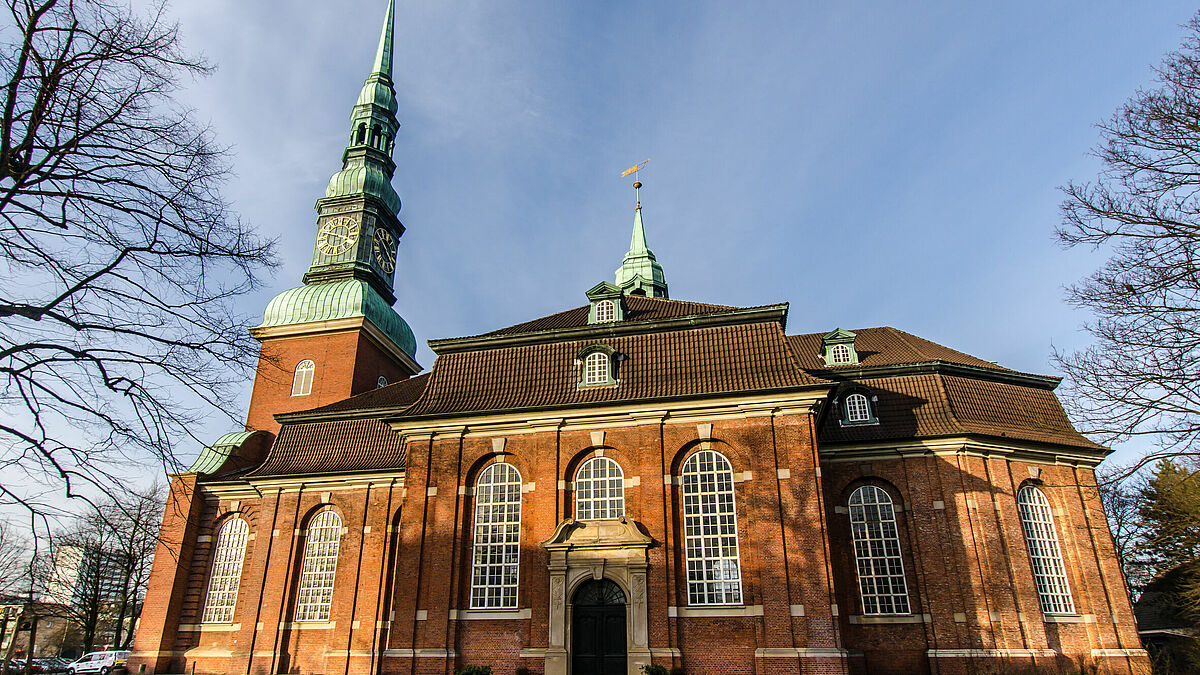 Die Hauptkirche St. Trinitatis in Hamburg-Altona