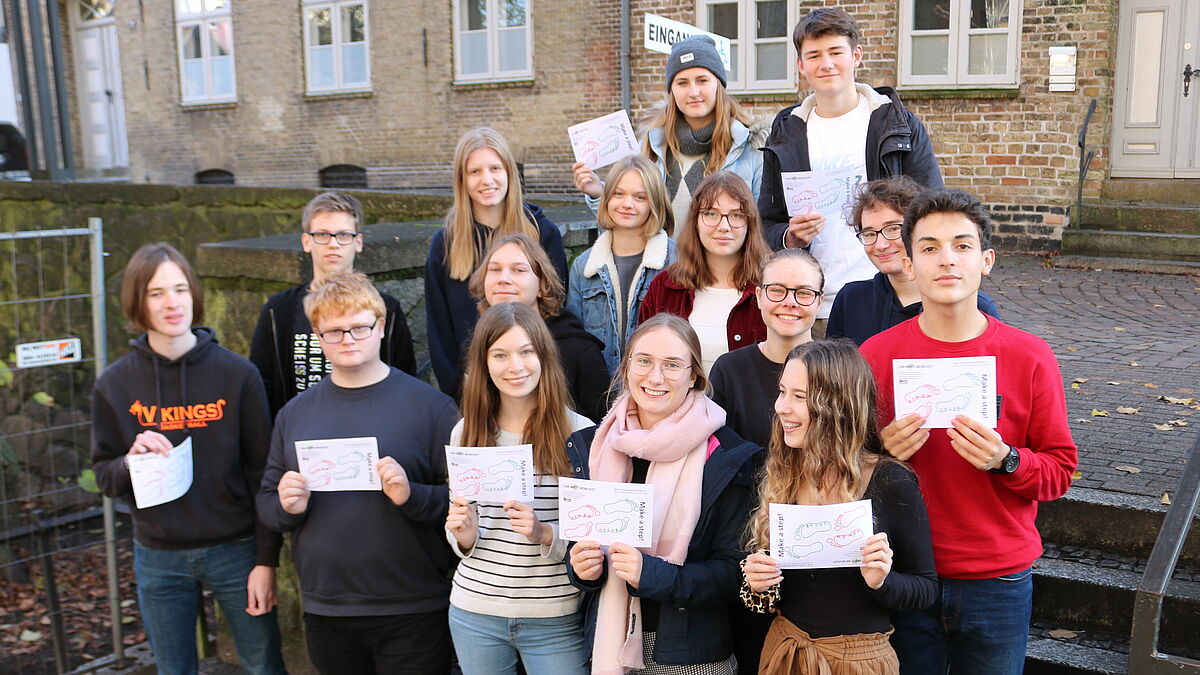 Die Schleswiger Schülerinnen und Schüler haben den Buß- und Bettags-Gottesdienst vorbereitet 