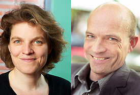 Die Kandidaten: Astrid Kleist (links) und Frie Bräsen