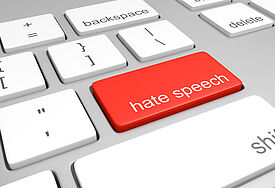 Hassrede (hate speech) - verbale Entgleisungen und menschenverachtende Kommentare sind im Internet allgegenwärtig (Symbolbild)