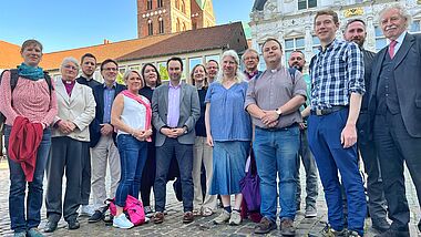 Inspirierender Besuch: Eine Delegation der Nordkirchen-Partnerdiözese Durham in England besuchte die Hansestadt Lübeck.