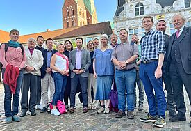 Inspirierender Besuch: Eine Delegation der Nordkirchen-Partnerdiözese Durham in England besuchte die Hansestadt Lübeck.