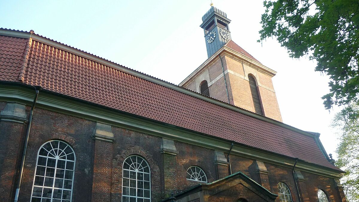 Die Christianskirche in Hamburg-Ottensen