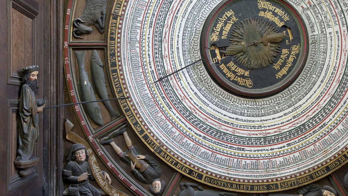 Die Astronomische Uhr von 1472 in der Marienkirche Rostock