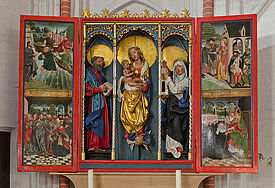 St. Jakobi Hamburg, Petrialtar aus der Taufkapelle (cc) An-d/Wikimedia Commons