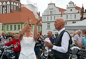 Jana und Uwe gaben sich auf dem Mogo Greifswald das Ja-Wort
