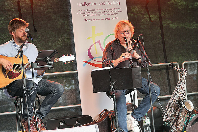 Auftritt der Band "Sacre Fleur"