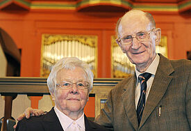 Die evangelische Kirchengemeinde Süderlügum kann sich über ein besonderes Geschenk freuen: Anne-Grete und Carsten Hansen haben ihrer Gemeinde eine komplette Marcussen-Orgel im Wert von 570.000 Euro gestiftet (Archivbild vor der alten Orgel)