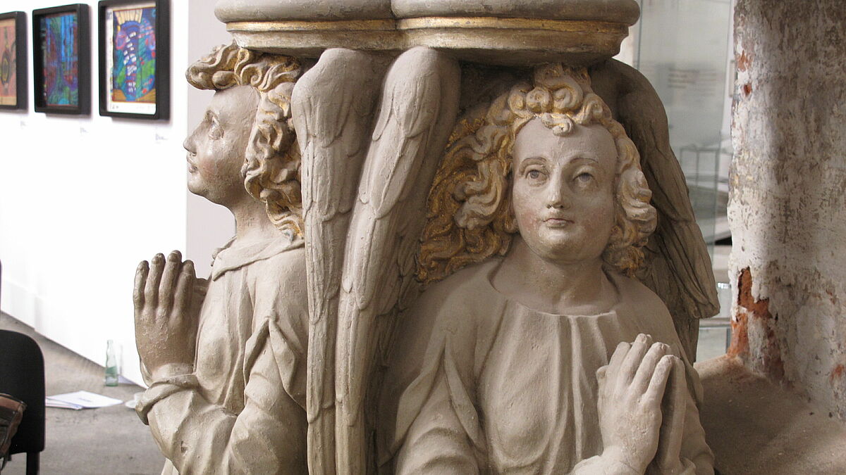 Die Engel aus St. Jakobi in Stralsund zieren die Startseite des neuen Internetportals des Forums für Kirchengeschichte in der Nordkirche.