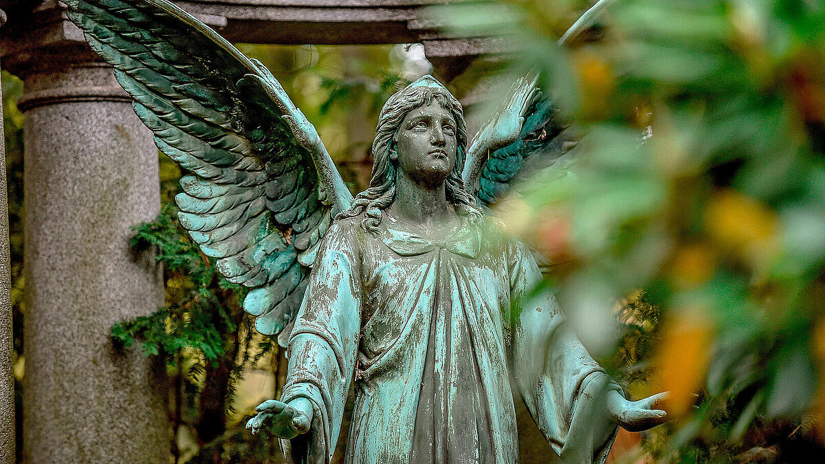 Engel auf dem Friedhof