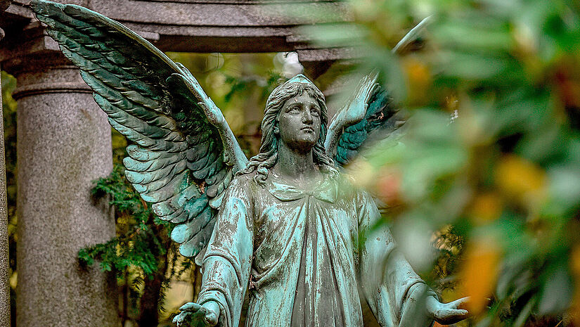 Engel Engel auf dem Friedhof