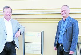 Altbischof Abromeit und Bischof Jeremias treffen sich zum Gespräch mit Rück- und Ausblick auf 10 Jahre Nordkirche. 