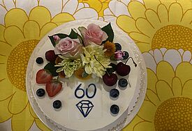 Torte zum Jubiläum 60 Jahre ACK Hamburg