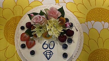 Torte zum Jubiläum 60 Jahre ACK Hamburg