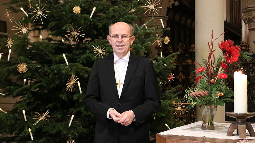 Der Wunsch nach Frieden auf Erden steht im Fokus der Weihnachtsbotschaft von Bischof Gothart Magaard.