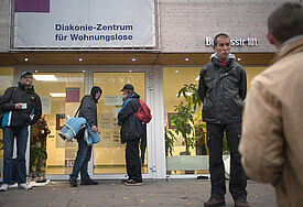 Winternotunterkünfte der Diakonie werden in ganz Norddeutschland dringend gebraucht und immer häufiger von jungen Wohnungslosen aufgesucht (hier abgebildet das TAS in Hamburg)