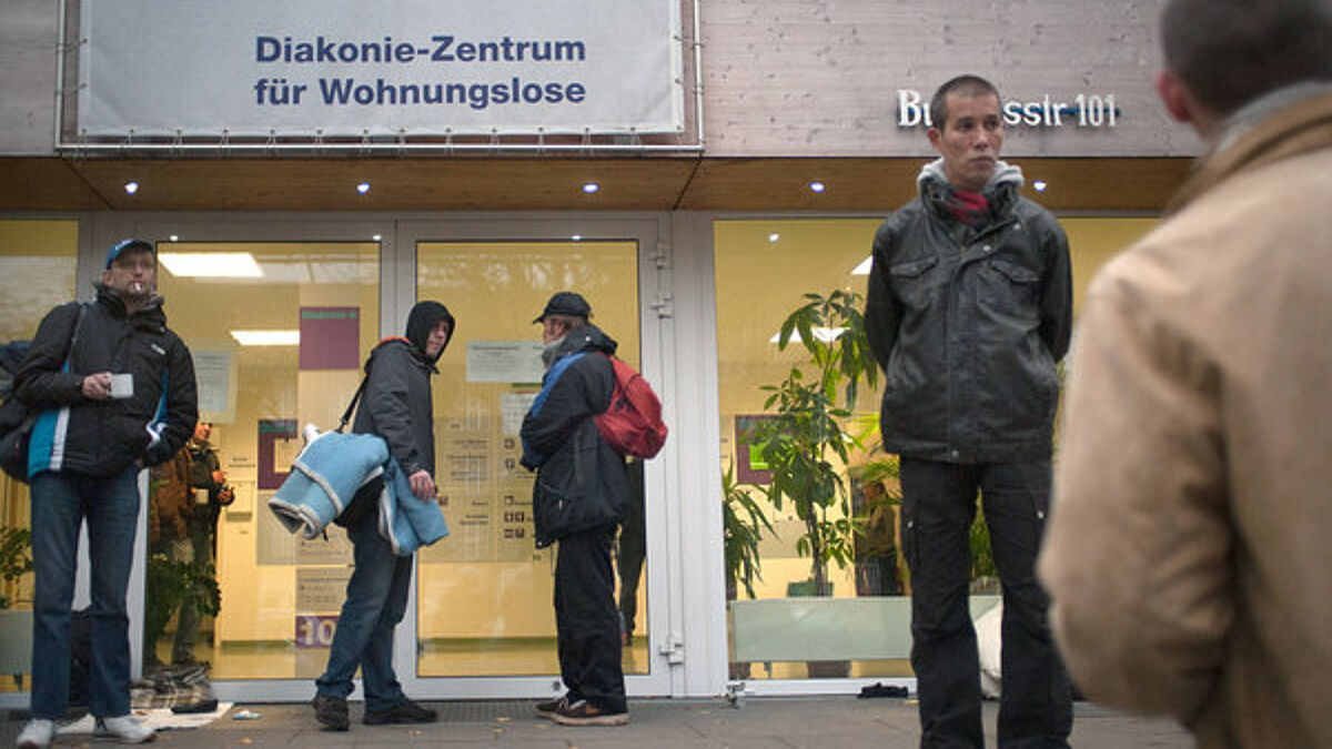 Winternotunterkünfte der Diakonie werden in ganz Norddeutschland dringend gebraucht und immer häufiger von jungen Wohnungslosen aufgesucht (hier abgebildet das TAS in Hamburg)