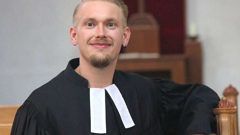 Christoph Krasemann wird als Pastor in der Stralsunder Gemeinde Heilgeist-Voigdehagen tätig sein.