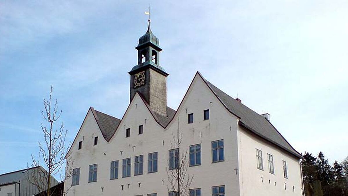Das Herrenhaus des Klosters Nütschau in Schleswig-Holstein