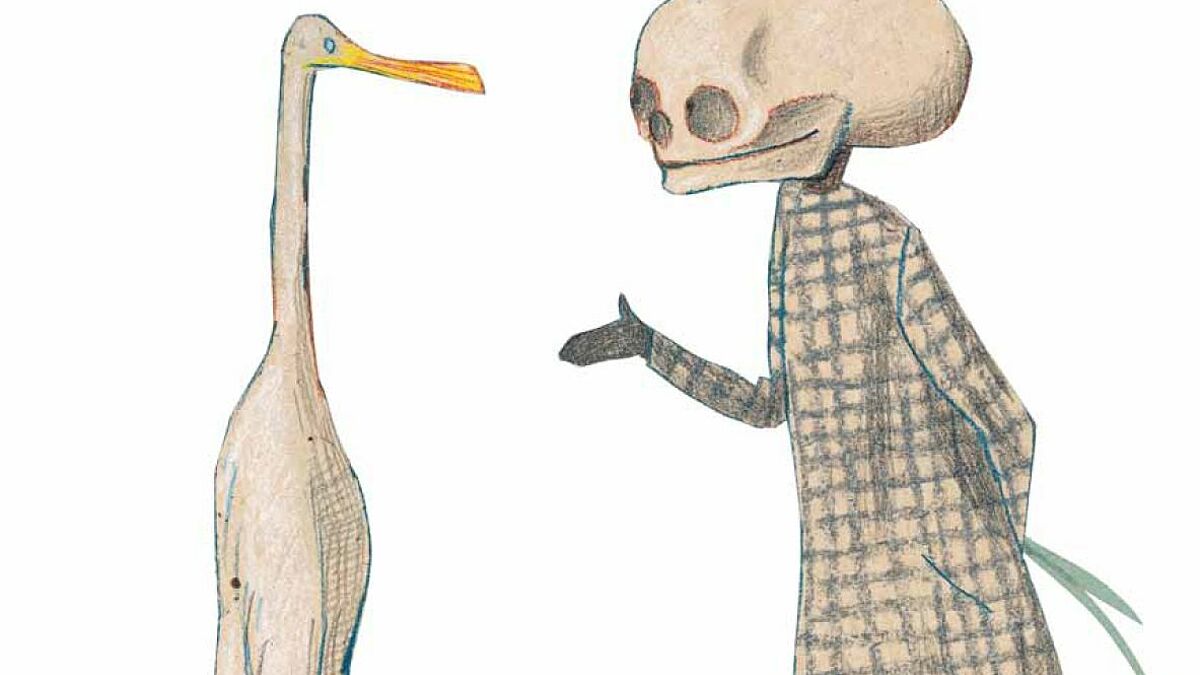 Jetzt auch auf der Ohnsorg-Bühne: Ente, Tod und Tulpe - Erzählung und Buchillustration von Wolf Erlbruch