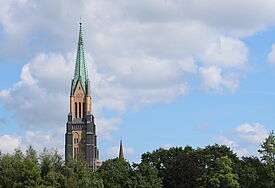 Schleswiger Domturm nach der Sanierung im Spätsommer 