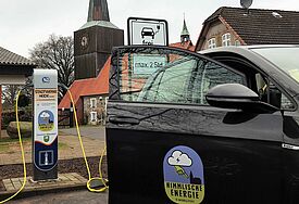 Ladesäule "Himmlische Enegie" in Albersdorf