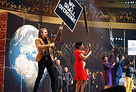 Szene des Martin-Luther-King Chormusicals